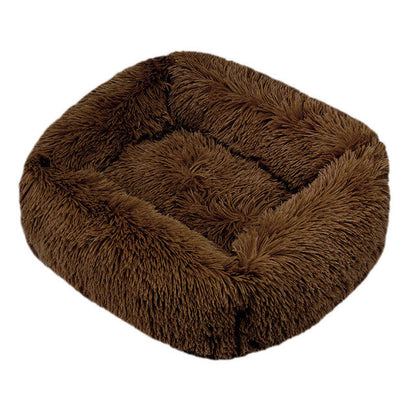 Comfortable Plush Pet Bed for Dogs and Cats