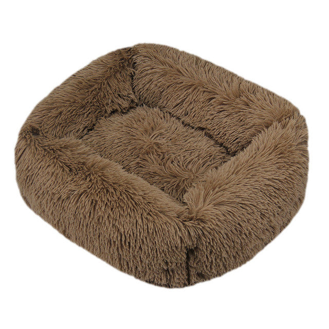 Comfortable Plush Pet Bed for Dogs and Cats