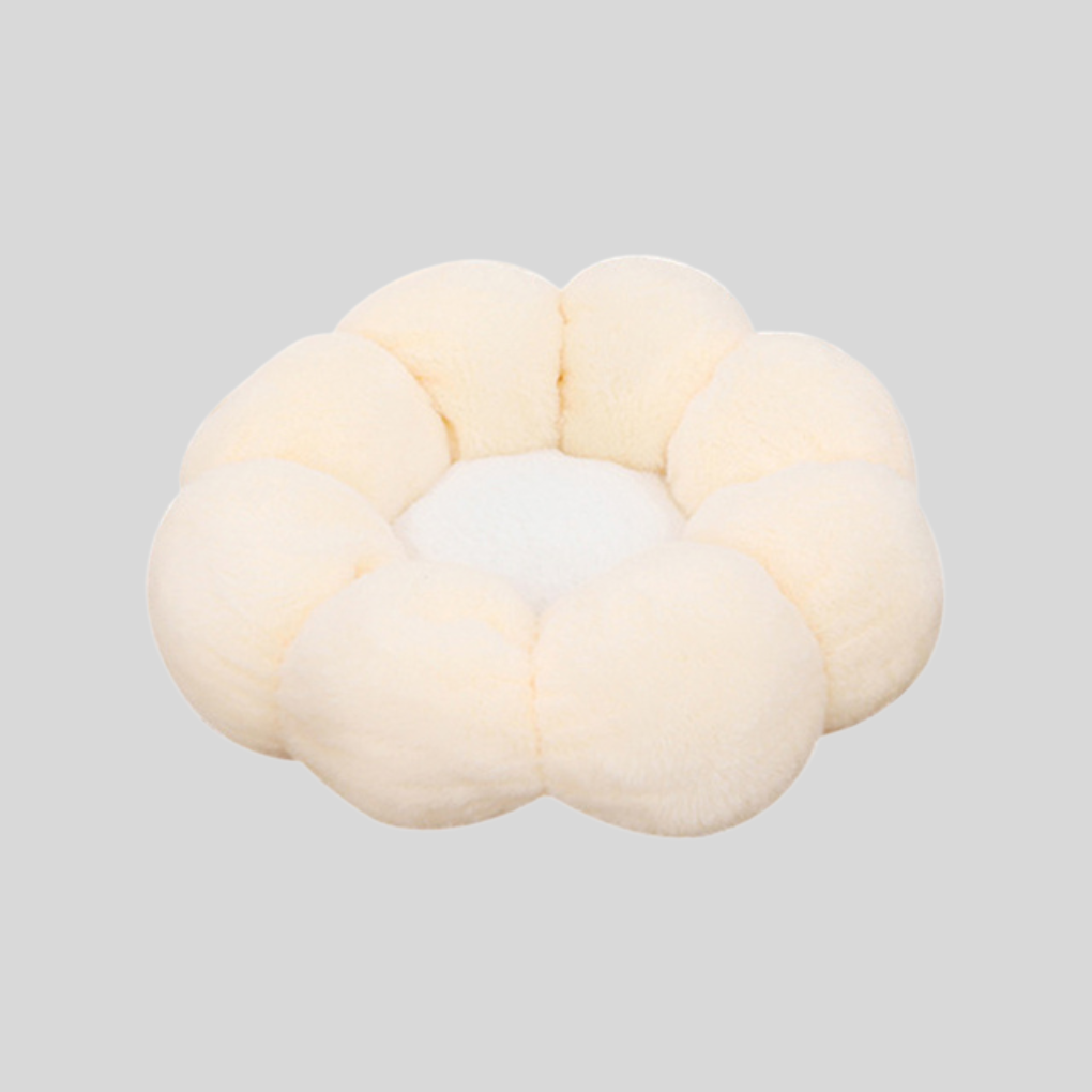 Soft Floral Cat Bed
