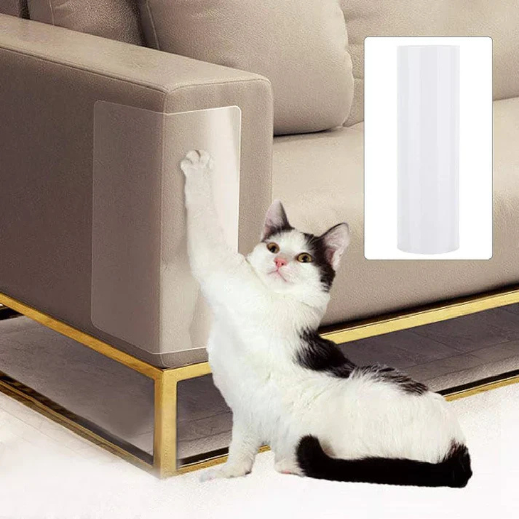 Clear Cat Scratch Guard Sticker - Peties