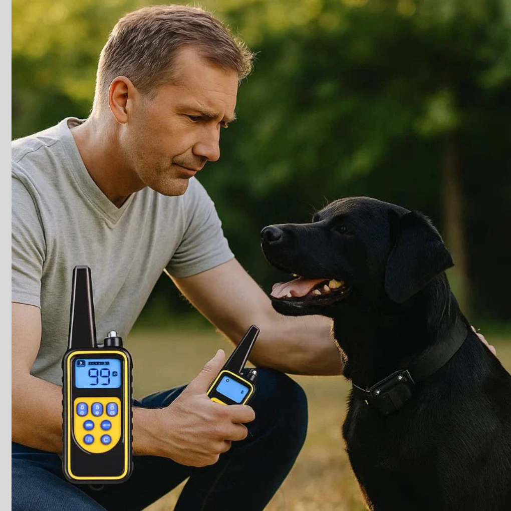 Rechargeable Dog Trainer Collar with Remote - Peties