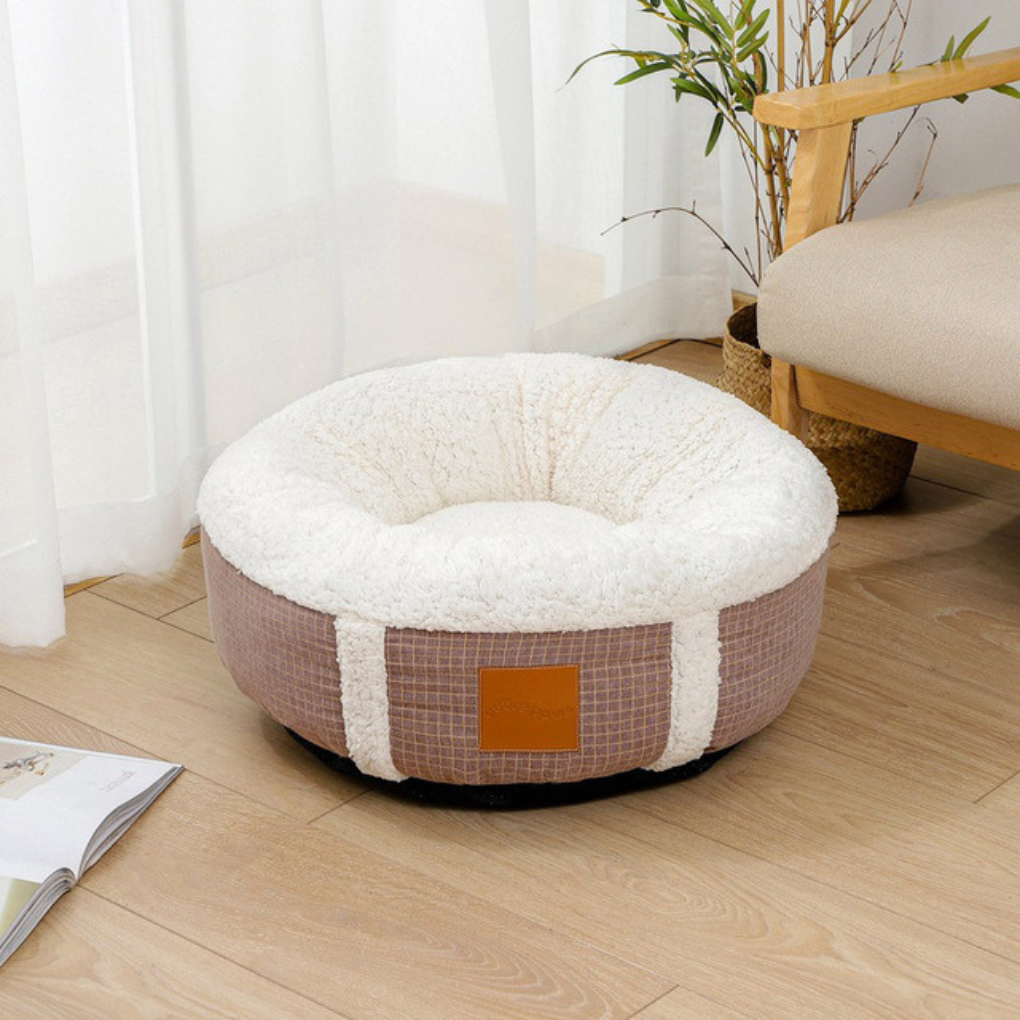 Cozy Plush Pet Bed for Calm Sleep - Peties