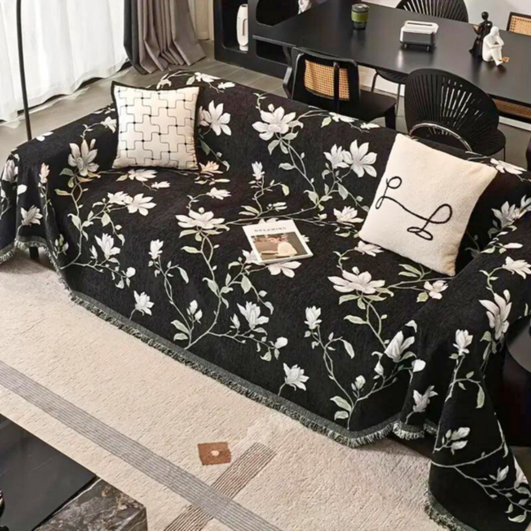 Classic Floral Soft Sofa Slipcover