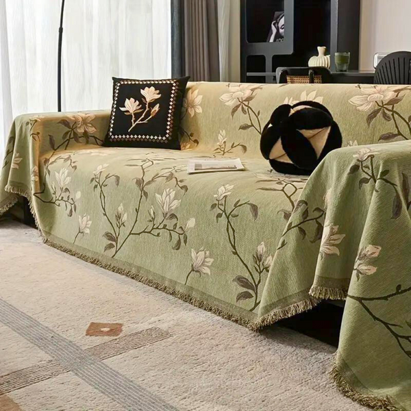 Classic Floral Soft Sofa Slipcover - Peties
