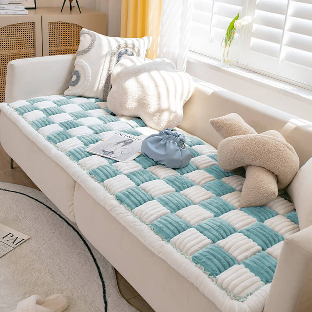 Soft Plush Pet Bed Blanket & Sofa Protector