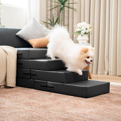 Durable Easy Clean Pet Steps with Multiple Levels