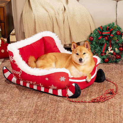 Comfy Faux Fur Pet Dog Bed - Peties