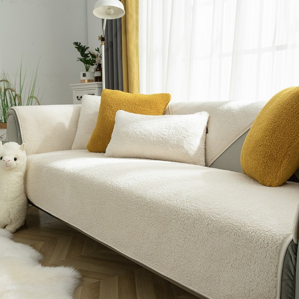 Durable Pet Proof Fuzzy Couch Protector