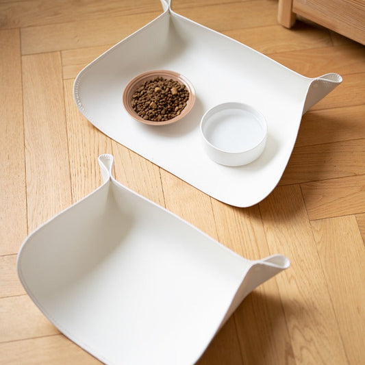 Easy Clean Pet Food Mat Tray - Peties