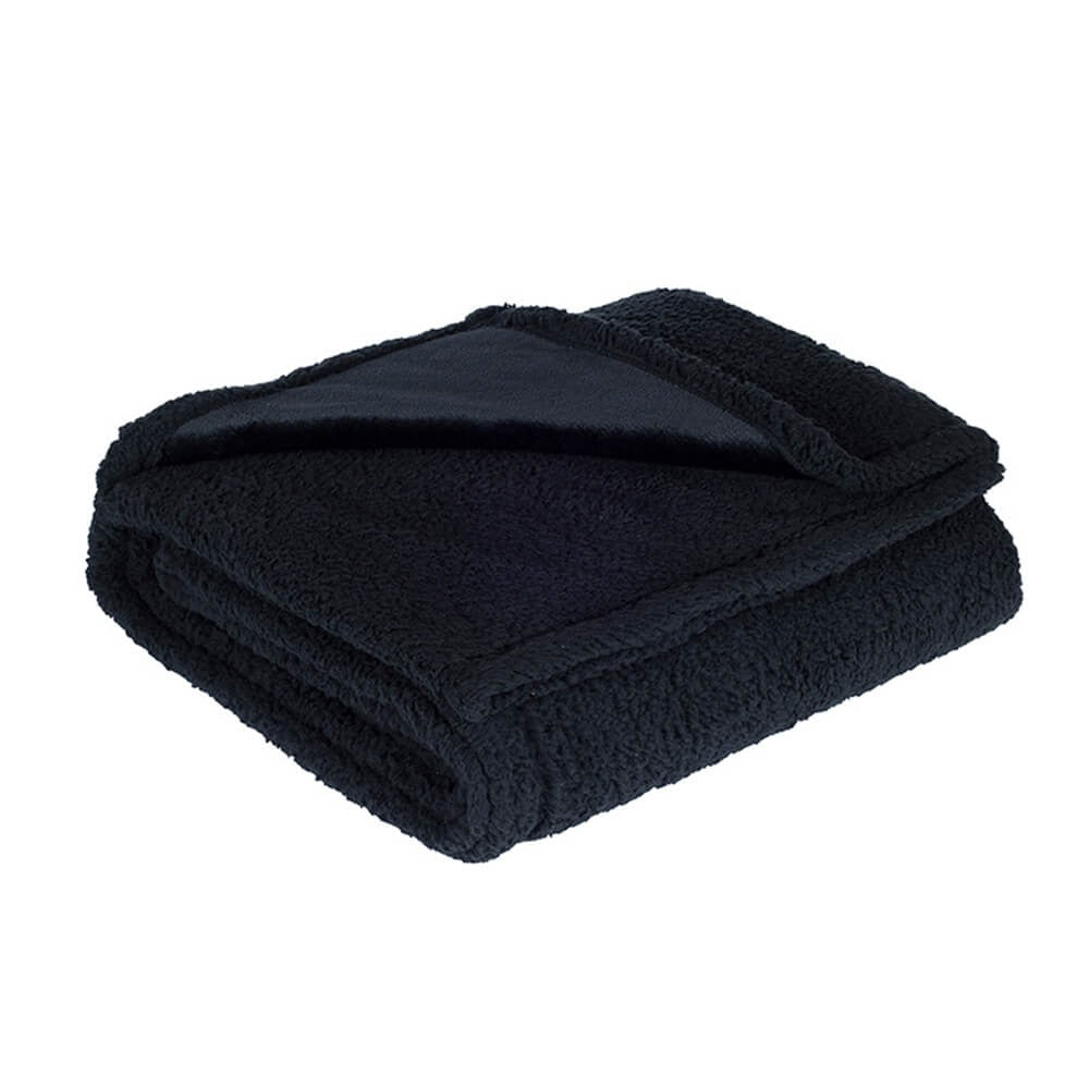 Warm Cozy Fleece Lined Dog Throw Blanket