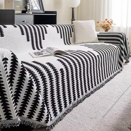 Soft Plush Reversible Scratch-Resistant Sofa Slipcover