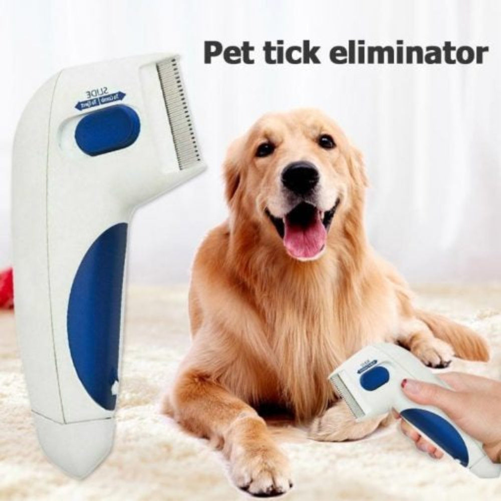 Pet Flea Remover – Electric Flea Comb for Cats Dogs - Peties