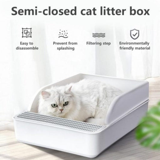 Easy Clean Cat Litter Box - Peties