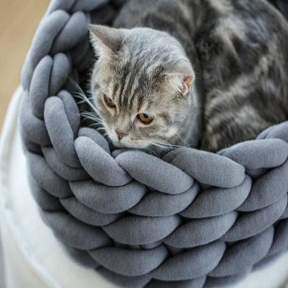 Soft Plush Pet Bed - Comfortable Breathable Dog Bed