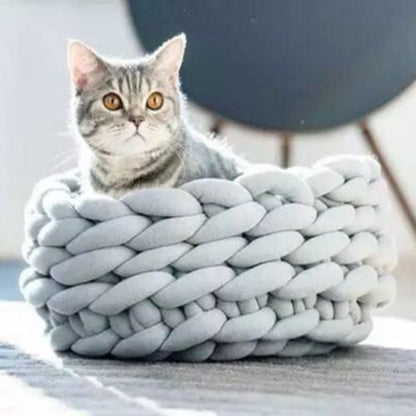 Soft Plush Pet Bed - Comfortable Breathable Dog Bed