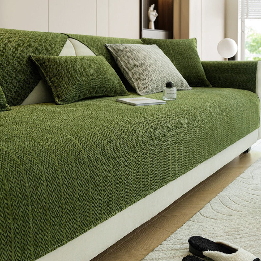 Soft Plush Furniture Protector Sofa Slipcover