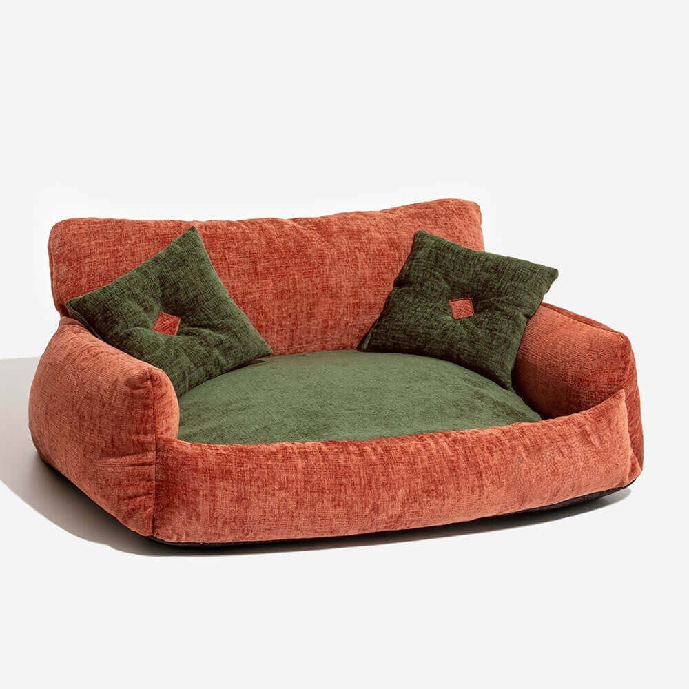 Plush Pet Velvet Couch Bed