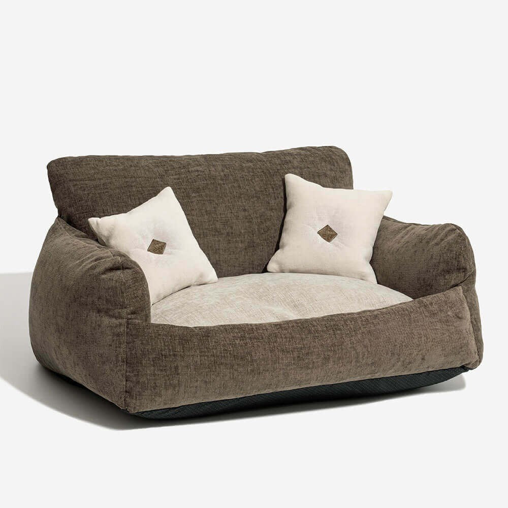Plush Pet Velvet Couch Bed