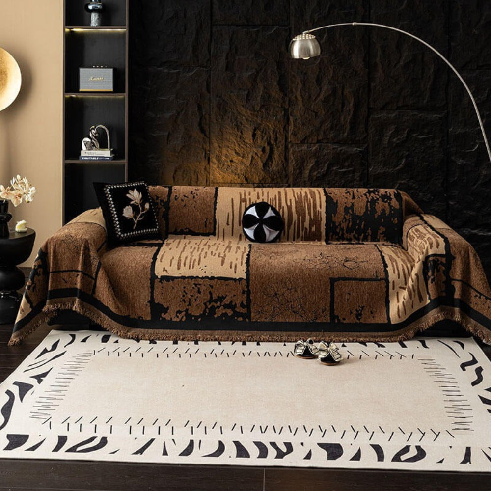Soft Fleece Furniture Cover Sofa Throw Blanket - Peties
