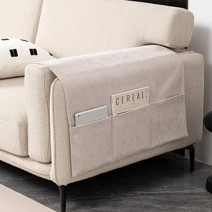 Soft Sofa Arm Protector with Storage Pocket - Peties