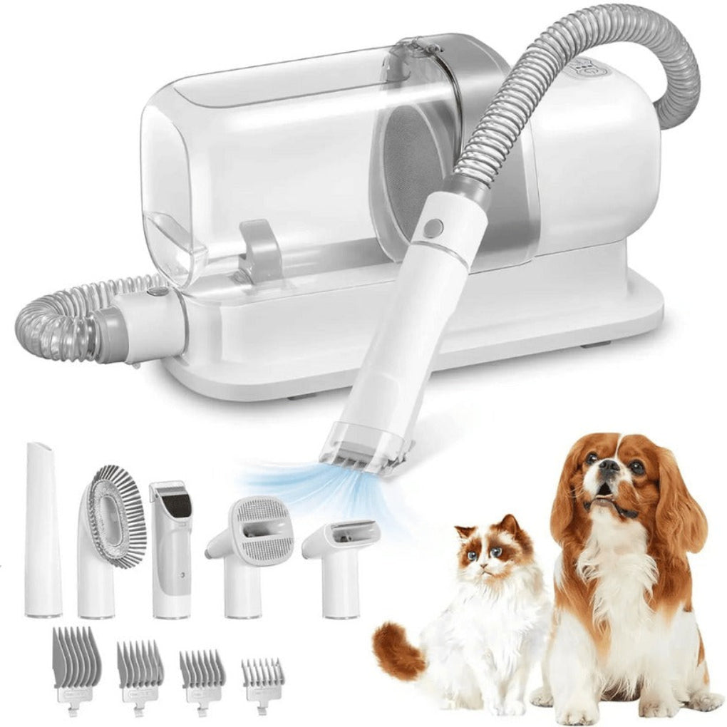 Pet Grooming Kit Vacuum Cleaner & Hair Trimmer Set - Peties