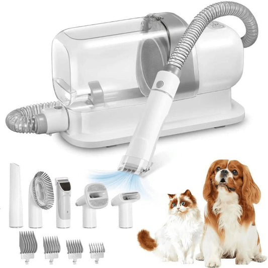 Pet Grooming Kit Vacuum Cleaner & Hair Trimmer Set - Peties