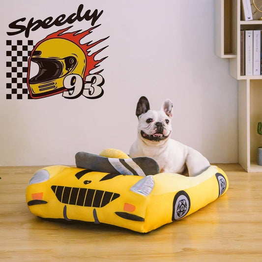 Comfy Folding Sports Car Pet Bed - Peties