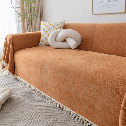 Durable Pet Proof Herringbone Sofa Slipcover