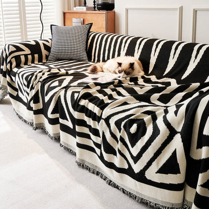 Colorful Patterned Sofa Slipcover
