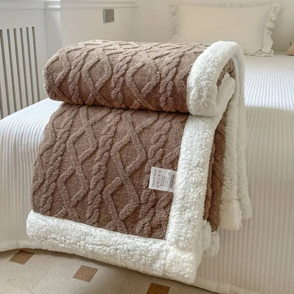 Cozy Fleece Pet Blanket for Dogs and Cats