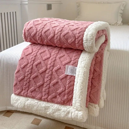 Cozy Fleece Pet Blanket for Dogs and Cats