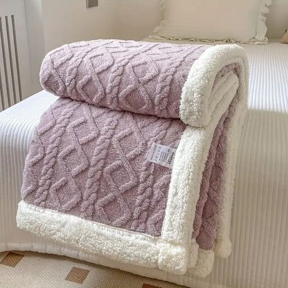 Cozy Fleece Pet Blanket for Dogs and Cats